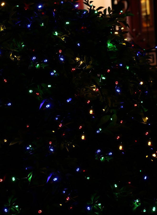 LED Solar String Lights Red/Green/Blue 12meter - Image 2